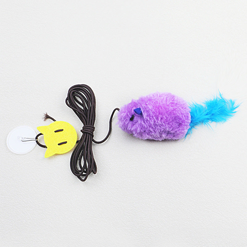 Smart Sensor Plush Squeaky Mouse Cat Toy