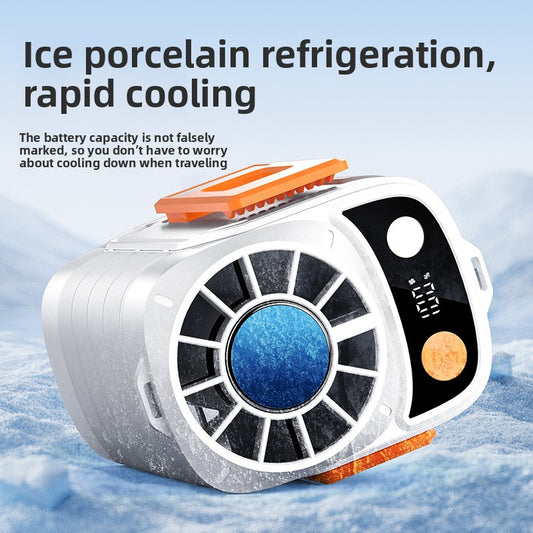 Portable Ice Cooling Waist Fan with Built-in Battery
