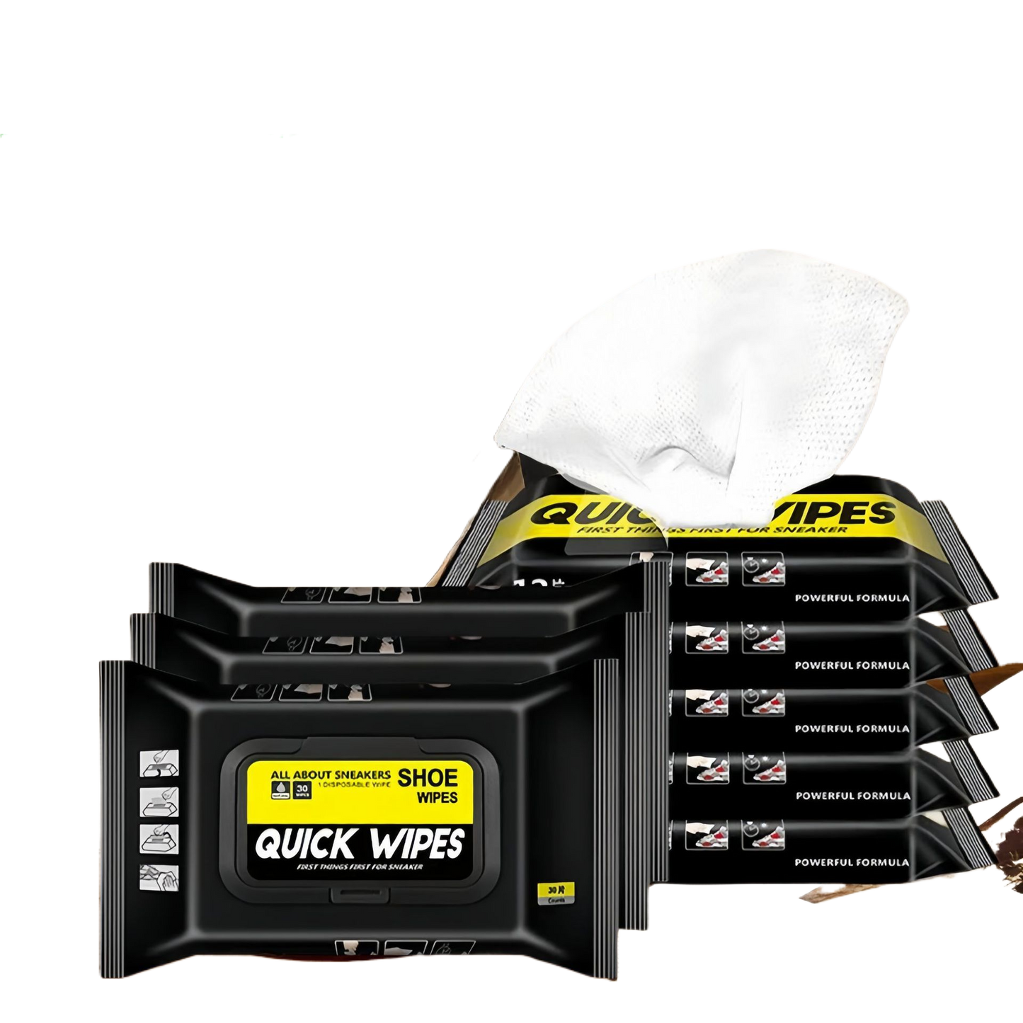Shoe cleaning wipes, wet paper towels, stain removal