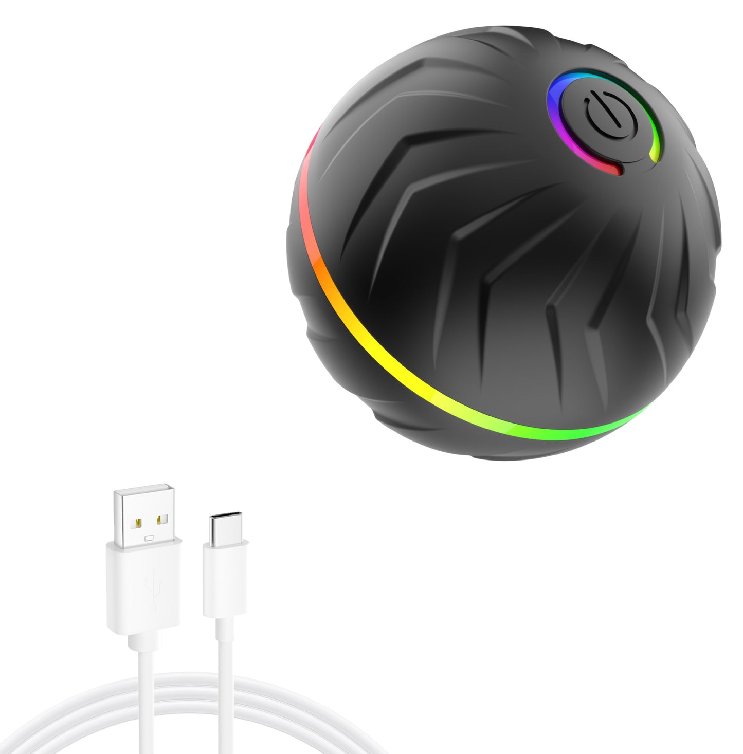 Electric Pet Food Dispensing Ball Interactive Dog Toy