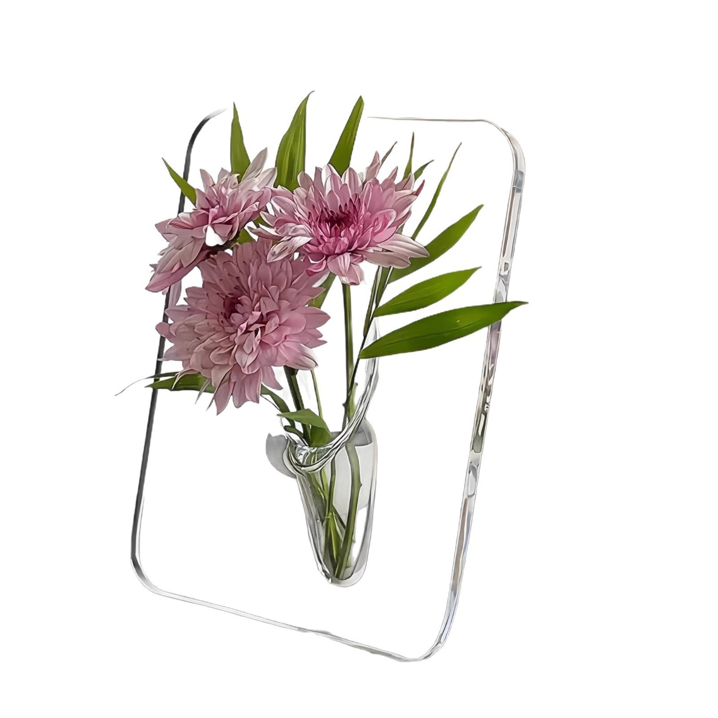 Transparent Photo Frame Vase Hydroponic Desktop Decor