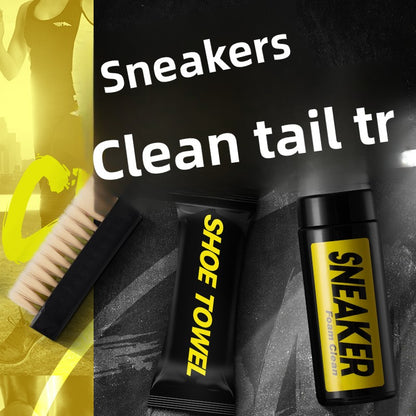 Sneaker Cleaning Spray and Brush