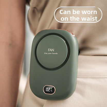 Portable Neck Fan with Digital Display and Adjustable Speeds