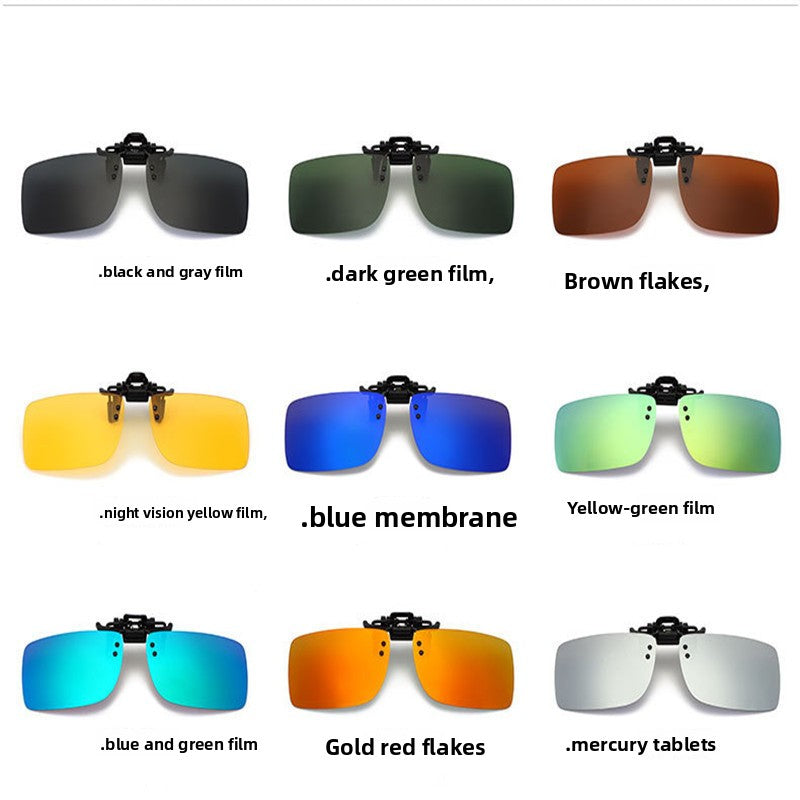Polarized Clip-On Sunglasses