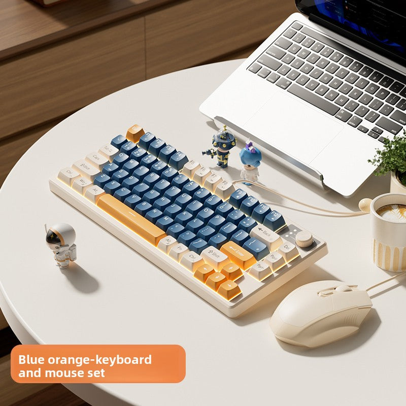 Mengzu Mechanical Feel Silent Keyboard and Mouse