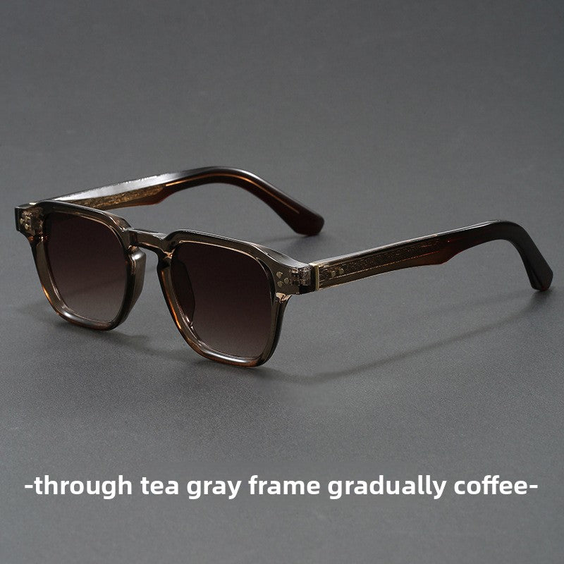Retro UV Protection Acetate Sunglasses