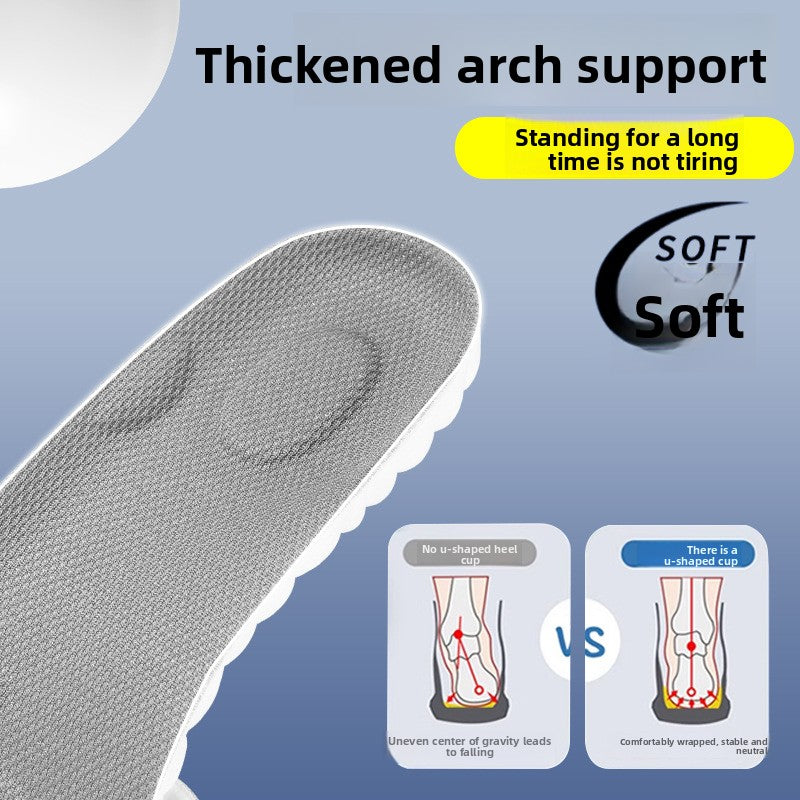 4D Cloud Shock Absorbing Breathable Insoles