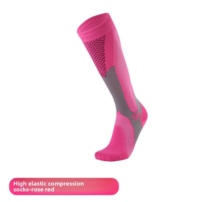 Professional Gradient Compression Sports Socks