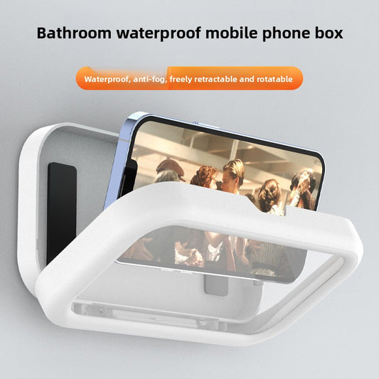 360-Degree Rotating Retractable Waterproof Phone Holder