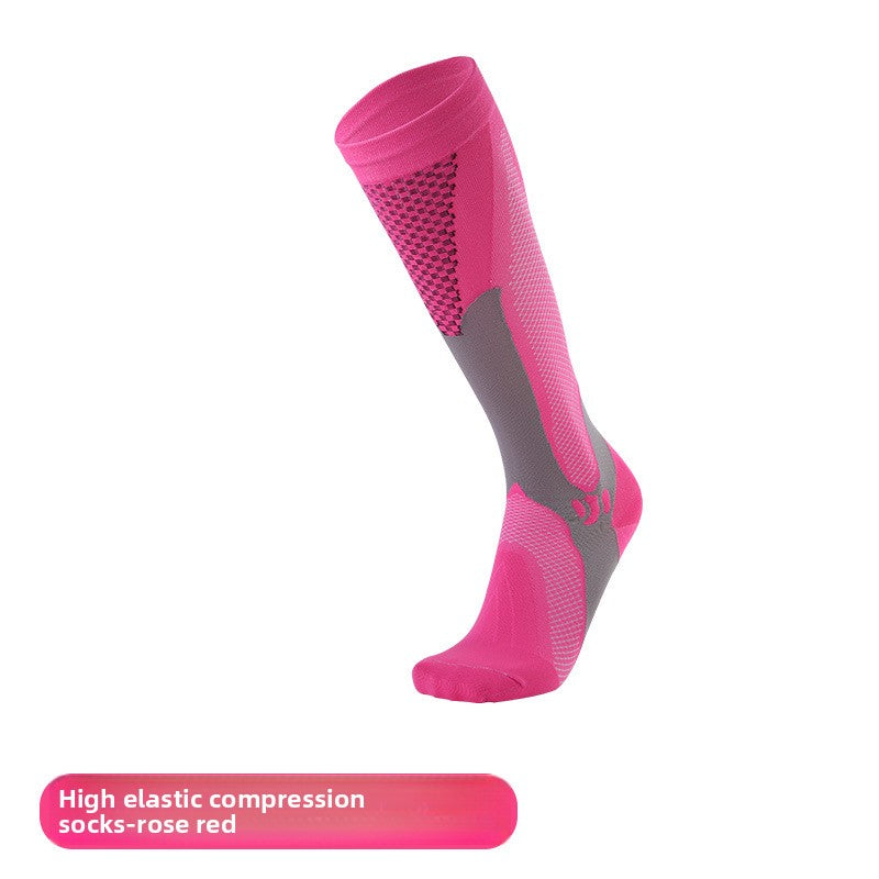 Professional Gradient Compression Sports Socks