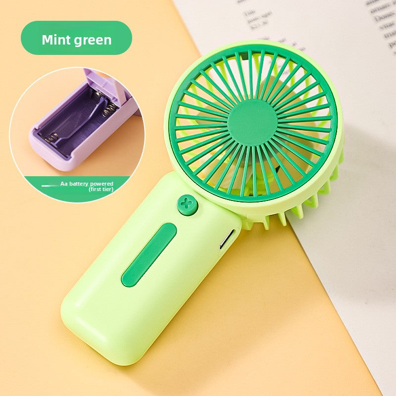 Handheld portable mini fan