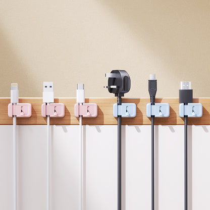 Toggle Lever Switch Cable Organizer Desktop Adhesive Holder