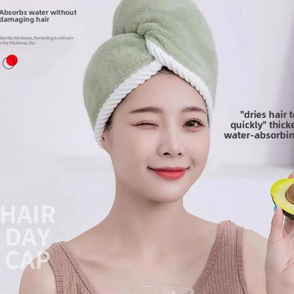 Double Layer Hair Drying Cap