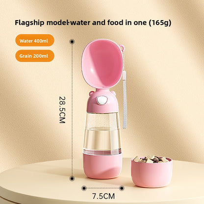 Portable Dog Water Bottle Outdoor Pet Travel Cup