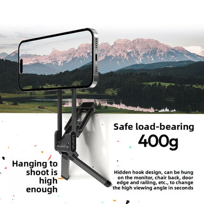 Portable Magnetic Carabiner Phone Holder Tripod