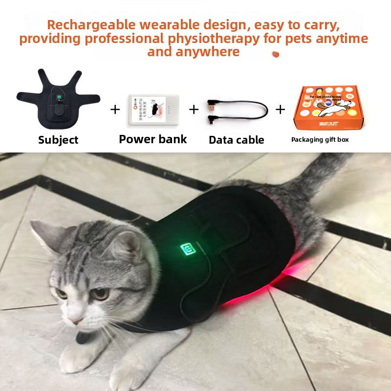 Portable Pet Red Light Therapy Belt for Injury Relief