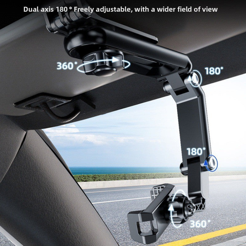 Car phone stand and sun visor