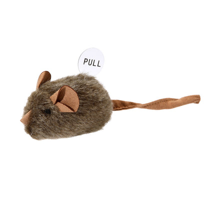 Smart Sensor Plush Squeaky Mouse Cat Toy