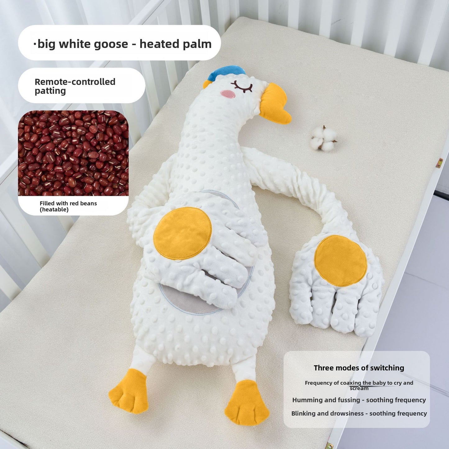 Remote Control Baby Soothing Pillow with Patting and Lullaby