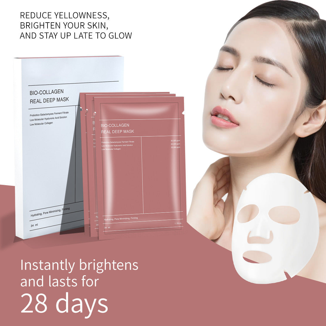 Bio Collagen Hydrating Facial Sheet Mask