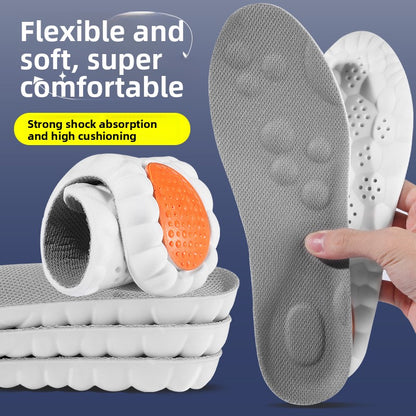4D Cloud Shock Absorbing Breathable Insoles