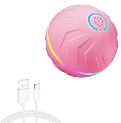 Electric Pet Food Dispensing Ball Interactive Dog Toy