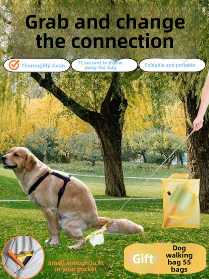 Foldable Dog Waste Scooper with Bags
