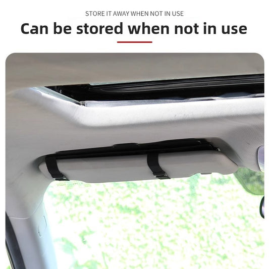 Retractable Car Sunshade, Anti-Glare Universal Fit Sun Visor