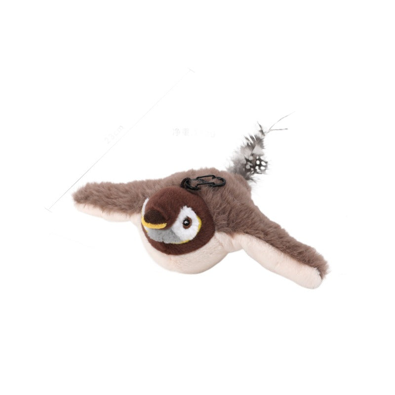 Electric Fluttering Bird Cat Toy with Sound