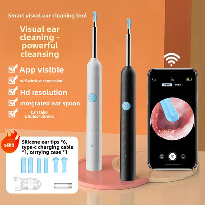 Wireless Visual Ear Scoop with Light