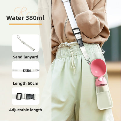 Portable Dog Water Bottle Outdoor Pet Travel Cup