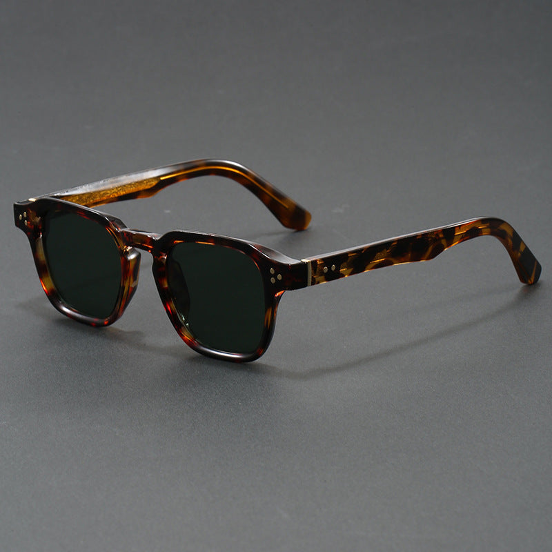 Retro UV Protection Acetate Sunglasses