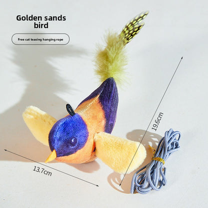 Electric Fluttering Bird Cat Toy with Sound