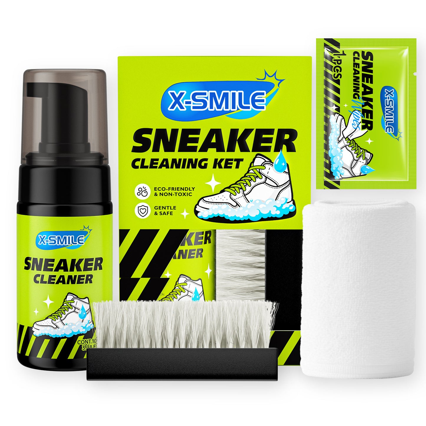 Sneaker Cleaning Spray and Brush