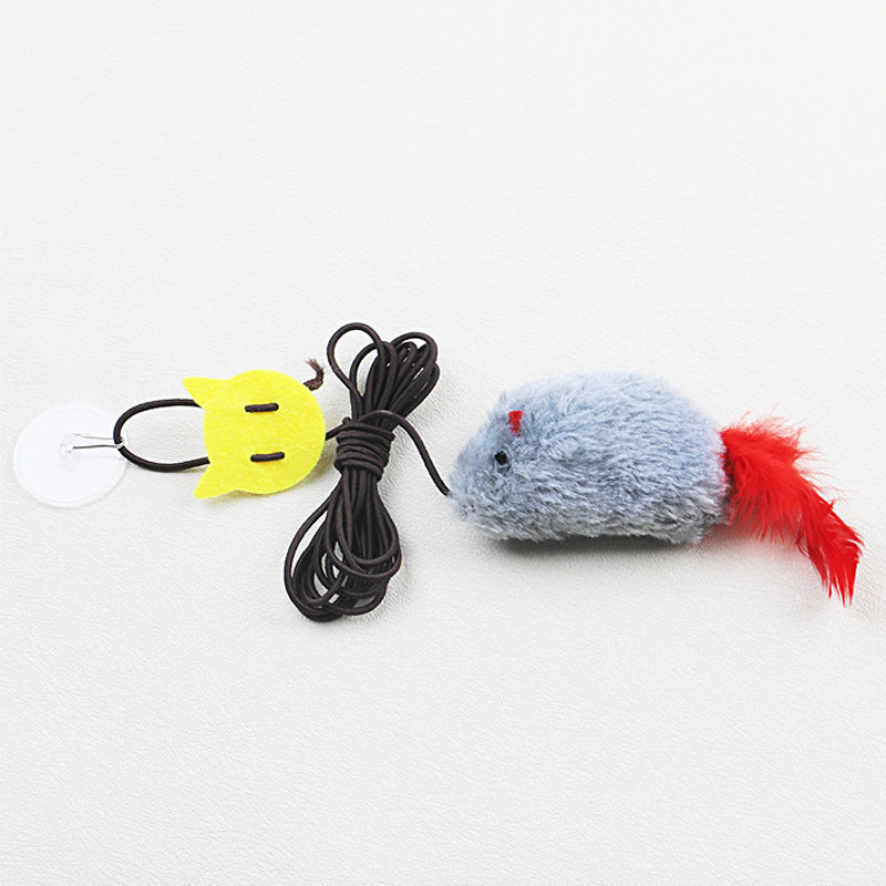 Smart Sensor Plush Squeaky Mouse Cat Toy