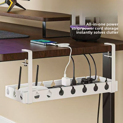 Under Desk Cable Management Rack Retractable Organizer