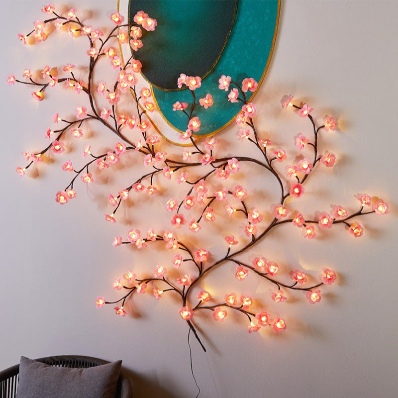 Bendable Rattan LED Decorative Lighting with Remote Control