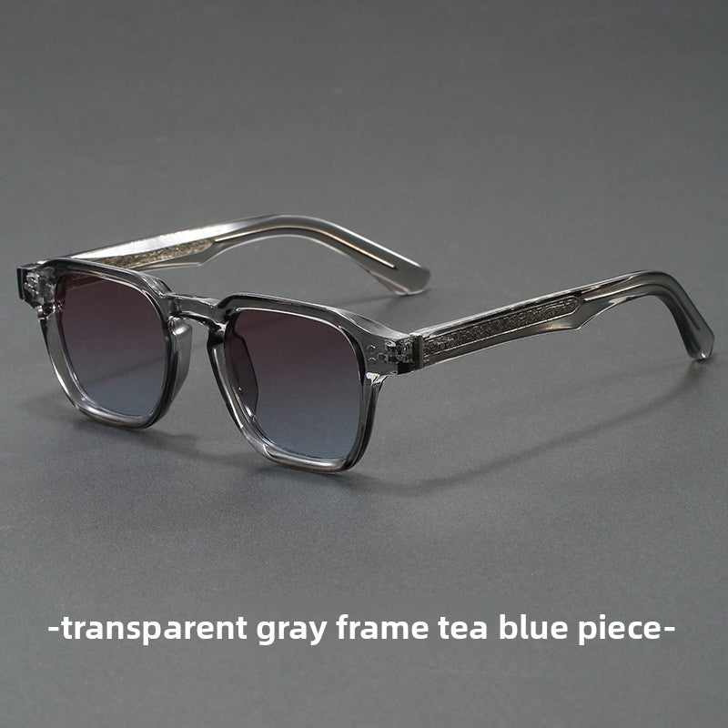 Retro UV Protection Acetate Sunglasses