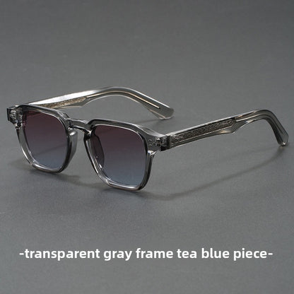 Retro UV Protection Acetate Sunglasses