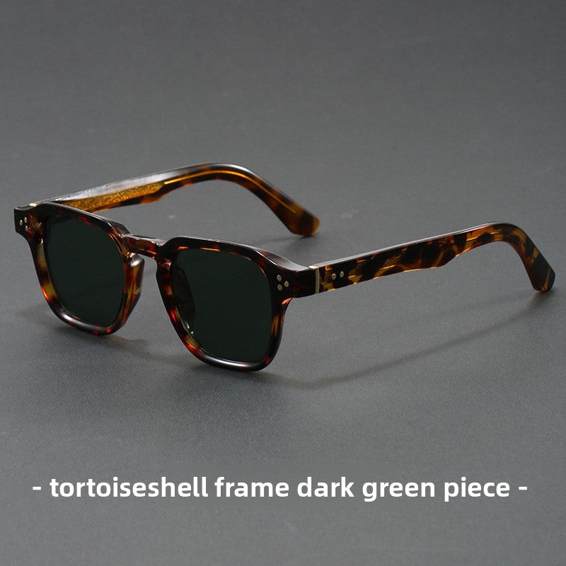 Retro UV Protection Acetate Sunglasses