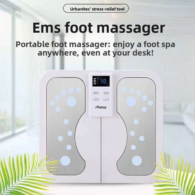 Electric Pulse Foot Massager with Heat Therapy