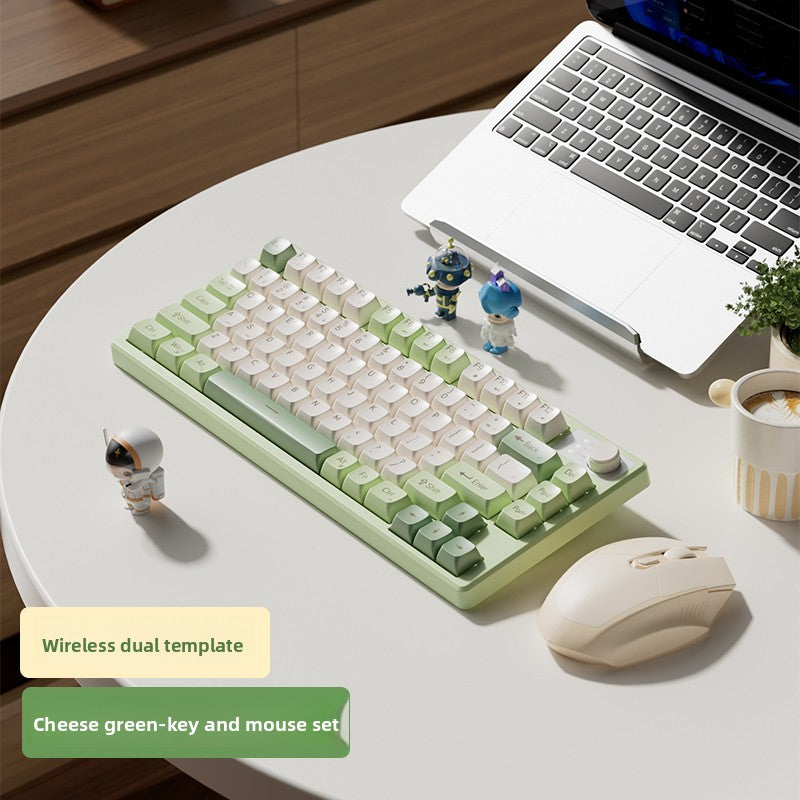 Mengzu Mechanical Feel Silent Keyboard and Mouse
