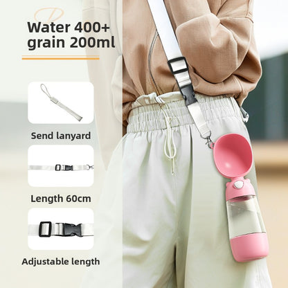 Portable Dog Water Bottle Outdoor Pet Travel Cup