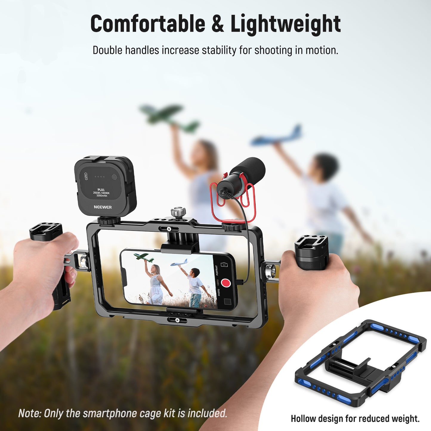 Dual Handheld Mobile Phone Rabbit Cage suit