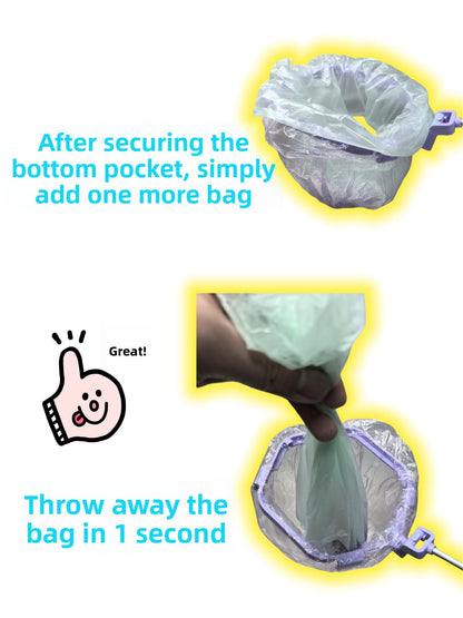 Foldable Dog Waste Scooper with Bags