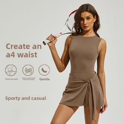 Women's summer anti-exposure sports short skirt