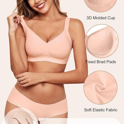 Wireless Seamless Full Coverage Bra