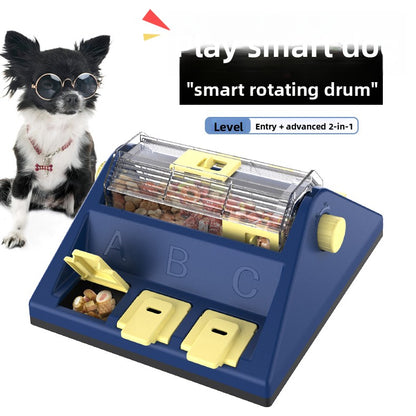 Dog toy food hiding training