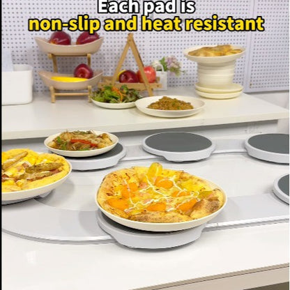 Expandable Modular Rotating Serving Tray