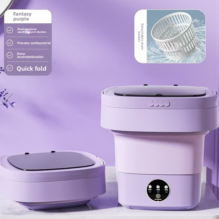 Portable Folding Washing Machine 8L Mini Washer